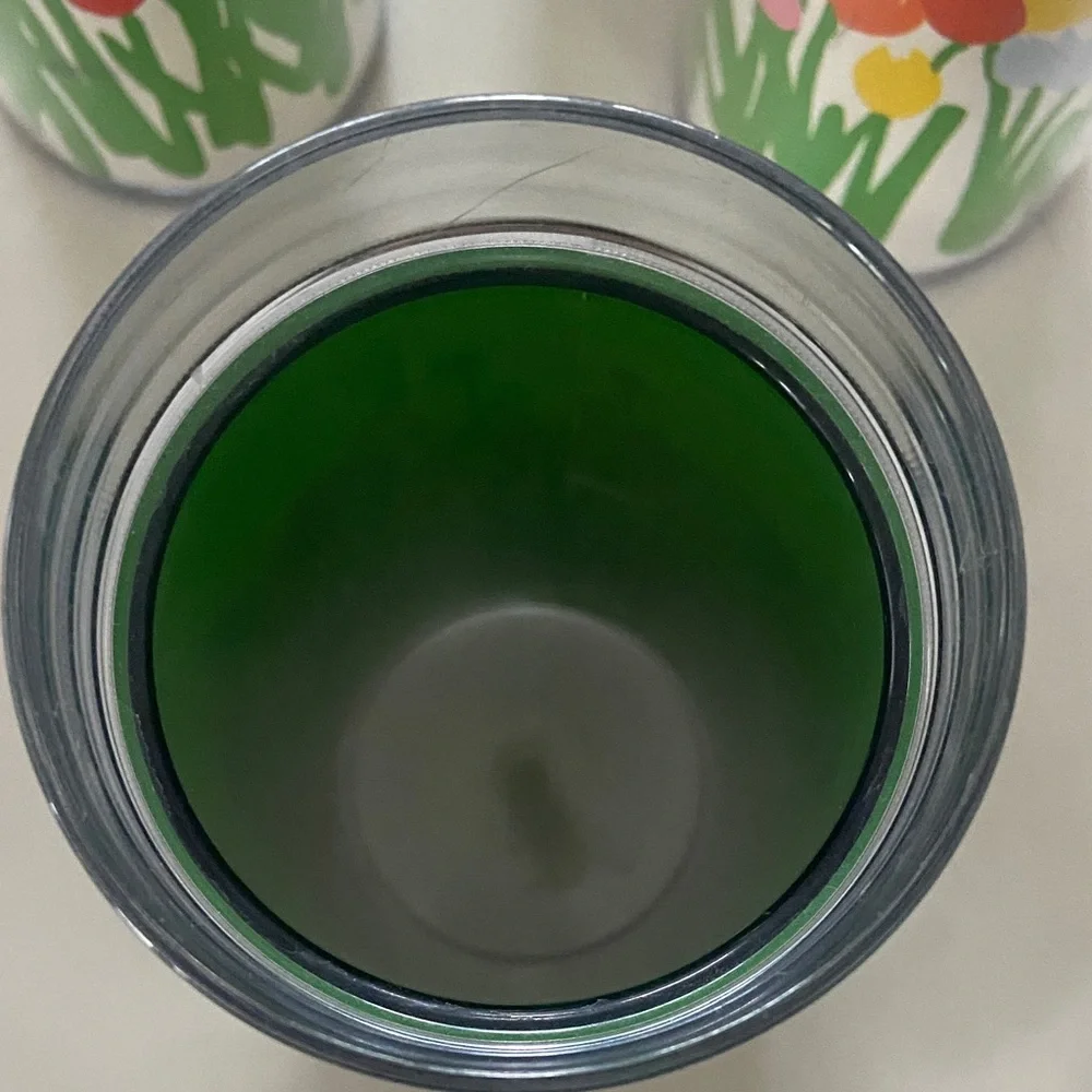 Colorful vintage thermos- Tulip Party Cups - Set of 8